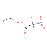 2d structure of propyl 2,2-difluoro-2-nitroacetate