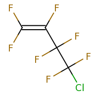 2d structure of 4-chloro-1,1,2,3,3,4,4-heptafluorobut-1-ene