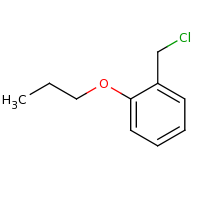 2d structure of 1-(chloromethyl)-2-propoxybenzene