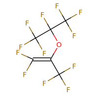 2d structure of 1,1,3,3,3-pentafluoro-2-[(1,1,1,2,3,3,3-heptafluoropropan-2-yl)oxy]prop-1-ene