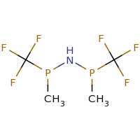 2d structure of bis[methyl(trifluoromethyl)phosphanyl]amine