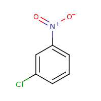 2d structure of 1-chloro-3-nitrobenzene