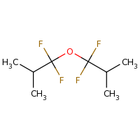 2d structure of 1-(1,1-difluoro-2-methylpropoxy)-1,1-difluoro-2-methylpropane