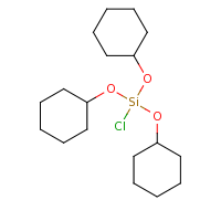 2d structure of chlorotris(cyclohexyloxy)silane