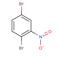 2d structure of 1,4-dibromo-2-nitrobenzene