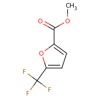 2d structure of methyl 5-(trifluoromethyl)furan-2-carboxylate