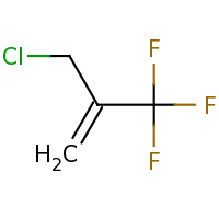 2d structure of 3-chloro-2-(trifluoromethyl)prop-1-ene