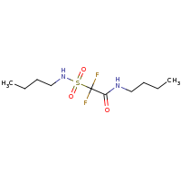 2d structure of N-butyl-2-(butylsulfamoyl)-2,2-difluoroacetamide