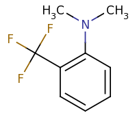 2d structure of N,N-dimethyl-2-(trifluoromethyl)aniline