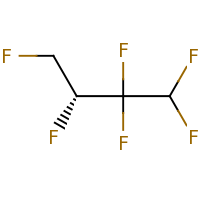 2d structure of (3R)-1,1,2,2,3,4-hexafluorobutane