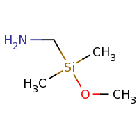 2d structure of (aminomethyl)(methoxy)dimethylsilane