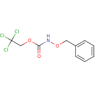 2d structure of 2,2,2-trichloroethyl N-(benzyloxy)carbamate