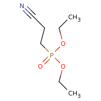 2d structure of diethyl (2-cyanoethyl)phosphonate