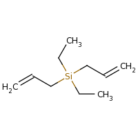 2d structure of diethylbis(prop-2-en-1-yl)silane