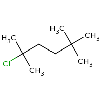 2d structure of 2-chloro-2,5,5-trimethylhexane