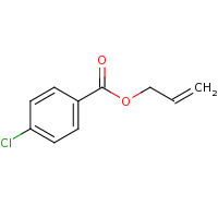 2d structure of prop-2-en-1-yl 4-chlorobenzoate