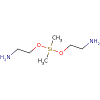 2d structure of bis(2-aminoethoxy)dimethylsilane