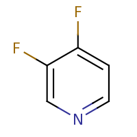 2d structure of 3,4-difluoropyridine