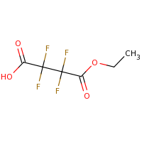2d structure of 4-ethoxy-2,2,3,3-tetrafluoro-4-oxobutanoic acid