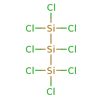 2d structure of 1,1,1,2,2,3,3,3-octachlorotrisilane