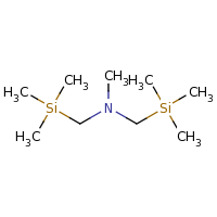 2d structure of methylbis[(trimethylsilyl)methyl]amine