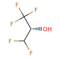 2d structure of (2R)-1,1,1,3,3-pentafluoropropan-2-ol