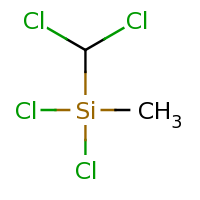 2d structure of dichloro(dichloromethyl)methylsilane