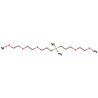 2d structure of 12,12-dimethyl-2,5,8,16,19-pentaoxa-12-silaicosane