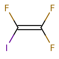 2d structure of 1,1,2-trifluoro-2-iodoethene