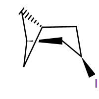 2d structure of 3-iodobicyclo[3.1.1]heptane