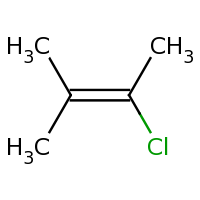 2d structure of 2-chloro-3-methylbut-2-ene