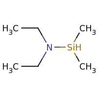 2d structure of (dimethylsilyl)diethylamine