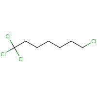 2d structure of 1,1,1,7-tetrachloroheptane