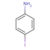 2d structure of 4-iodoaniline