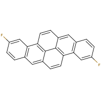 2d structure of 4,15-difluorohexacyclo[10.10.2.0^{2,7}.0^{9,23}.0^{13,18}.0^{20,24}]tetracosa-1(23),2(7),3,5,8,10,12(24),13(18),14,16,19,21-dodecaene