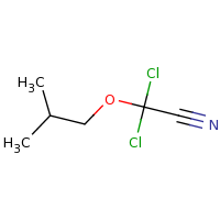 2d structure of 2,2-dichloro-2-(2-methylpropoxy)acetonitrile