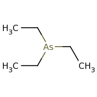 2d structure of triethylarsane