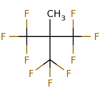 2d structure of 1,1,1,3,3,3-hexafluoro-2-methyl-2-(trifluoromethyl)propane