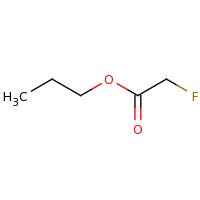 2d structure of propyl 2-fluoroacetate