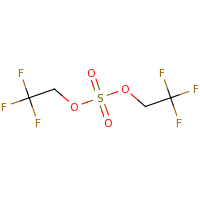 2d structure of bis(2,2,2-trifluoroethyl) sulfate