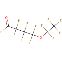 2d structure of 2,2,3,3,4,4-hexafluoro-4-(1,1,2,2,2-pentafluoroethoxy)butanoyl fluoride