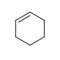 2d structure of cyclohexene