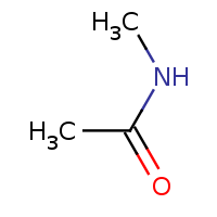 2d structure of N-methylacetamide