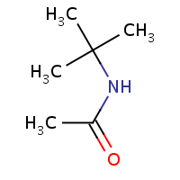 2d structure of N-tert-butylacetamide