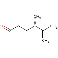 2d structure of (4S)-4,5-dimethylhex-5-enal