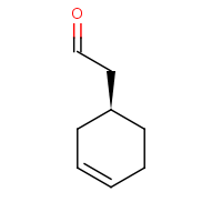 2d structure of 2-[(1S)-cyclohex-3-en-1-yl]acetaldehyde