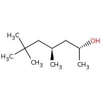 2d structure of (2R,4S)-4,6,6-trimethylheptan-2-ol